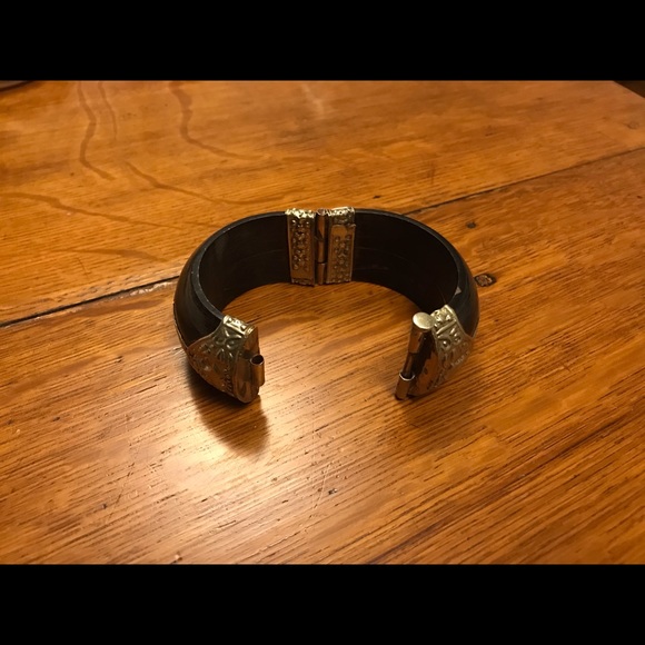 Rare Bovine black and silver band bracelet - Picture 3 of 3